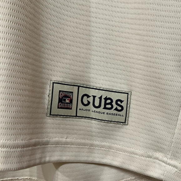Chicago Cubs Cooperstown Collection Cream and Navy Size XL - Small Flaw - Picture 2 of 8